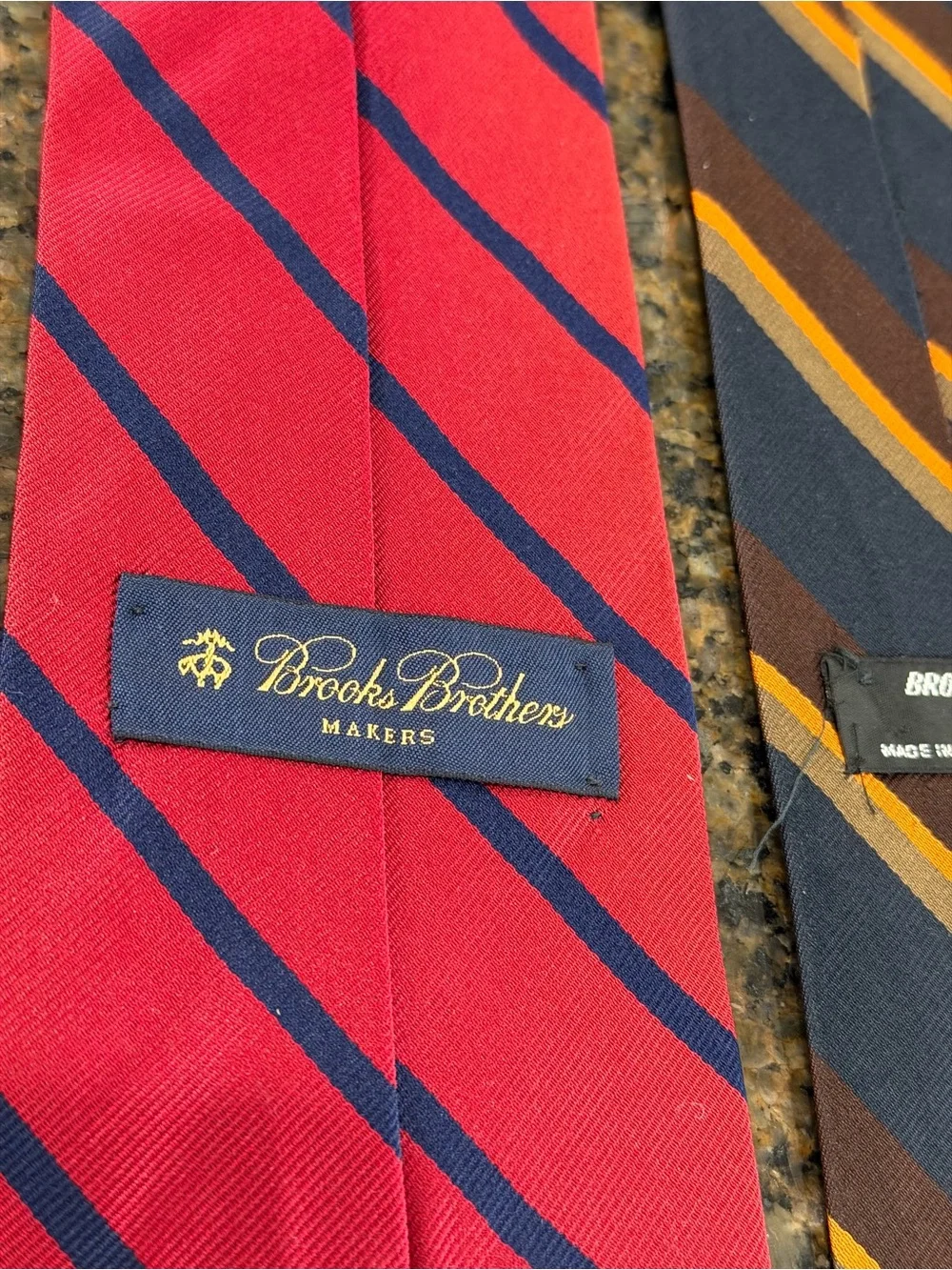 4 Brooks Brothers Makers Repp Striped Ties. Silk | Luxury | Heritage | Formal